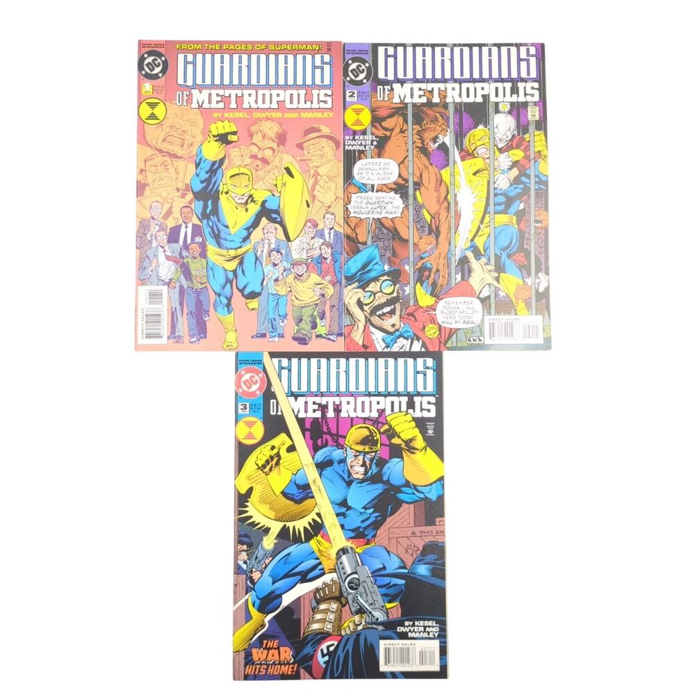 Guardians of Metropolis Lot of 3 Issues #1-3 DC Comics Modern Age Superman